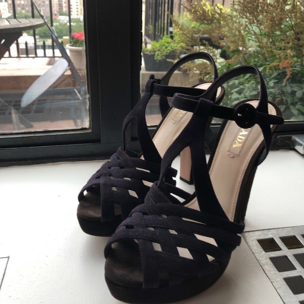 PRADA Ankle Strap Sandal Italian size 39